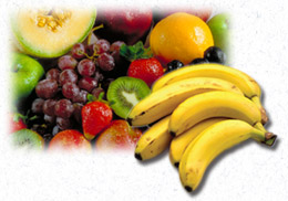 various fruits
